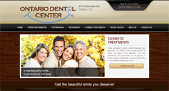 Desktop Screenshot of ontariodentalcenter.com