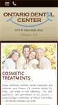 Mobile Screenshot of ontariodentalcenter.com